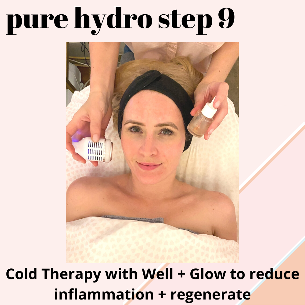 Cold therapy with Switch2pure well & glow retinol alternative facial oil