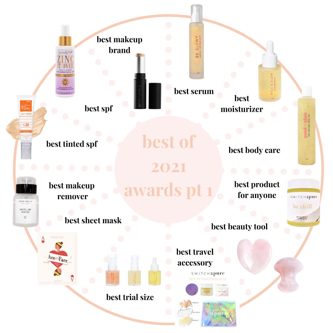 Switch2pure best of 2021 skincare and beauty