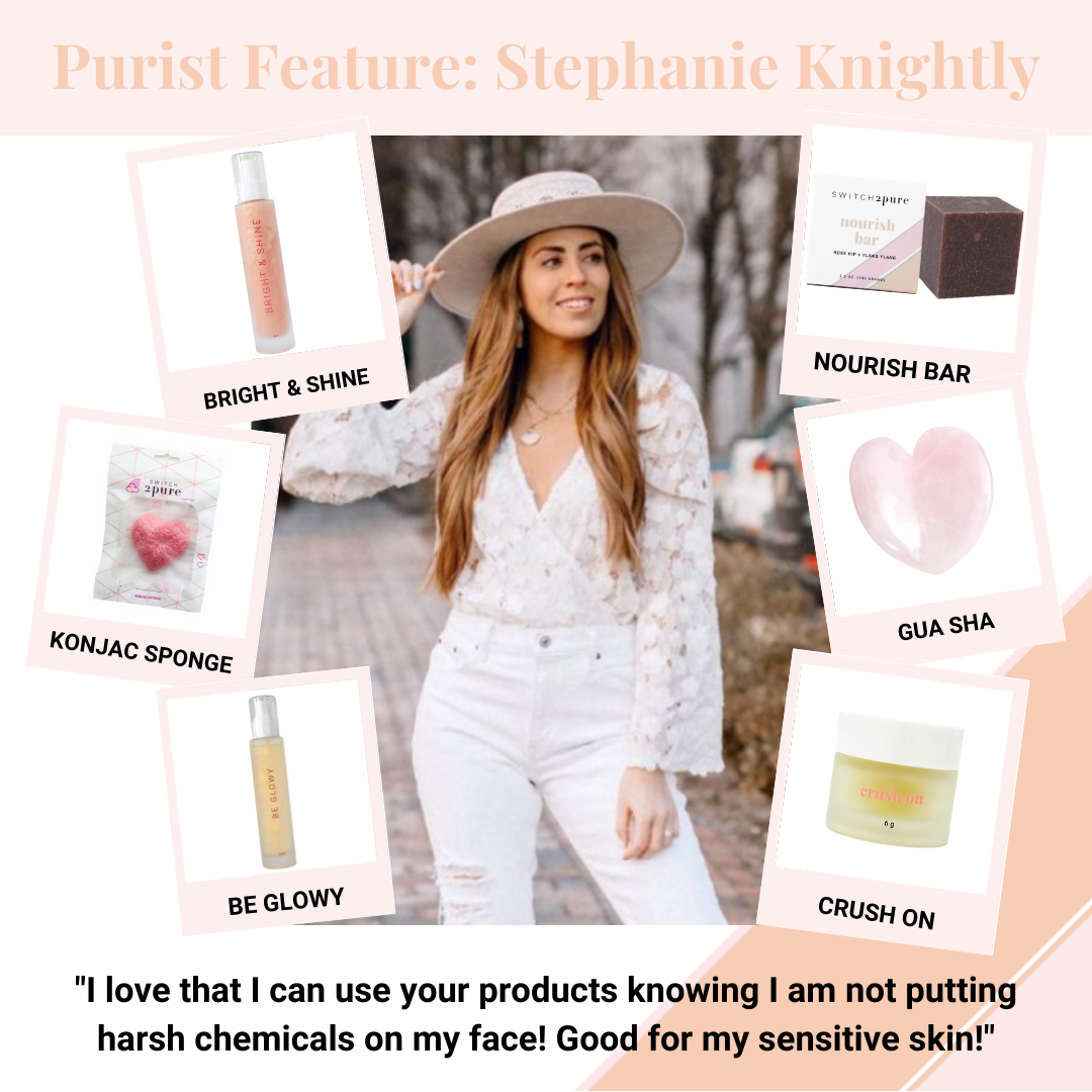 Stephanie knightly's fave switch2pure skin and bodycare