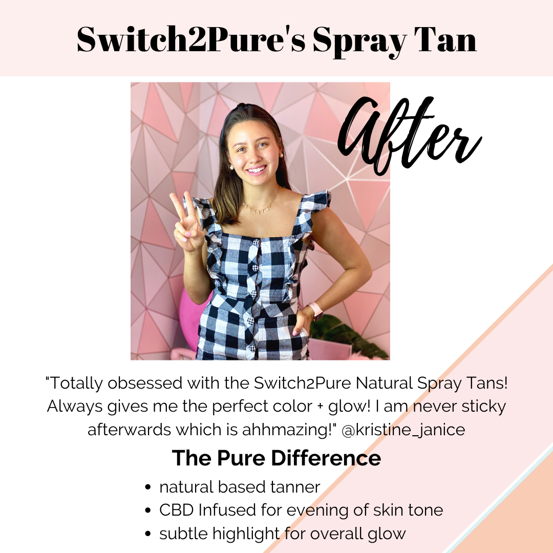 Switch2pure's natural spray tan
