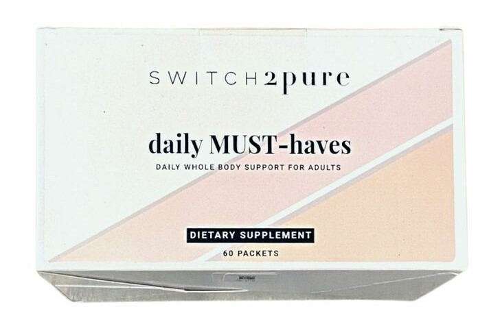 Switch2pure whole body support daily vitamins Daily Must Haves